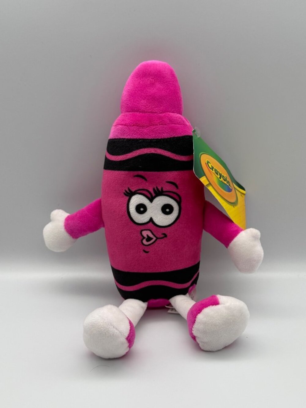 Nwt Hallmark Crayola Experience Jazzberry Jam Crayon Pink 11" Plush 2023 *Read*